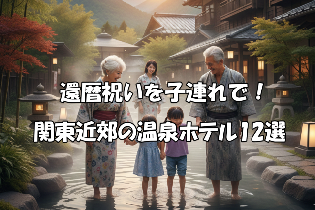 還暦祝いを子連れで！関東近郊の温泉ホテル