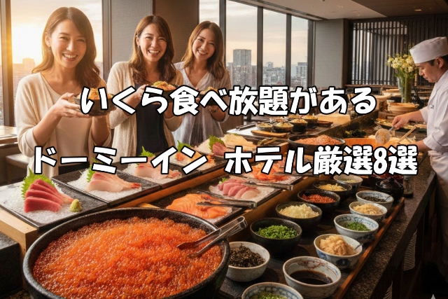いくら食べ放題のドーミーインホテル