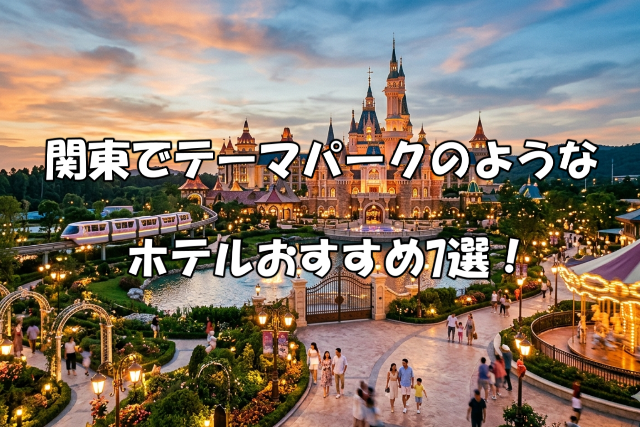 関東でテーマパークのようなホテルおすすめ7選！